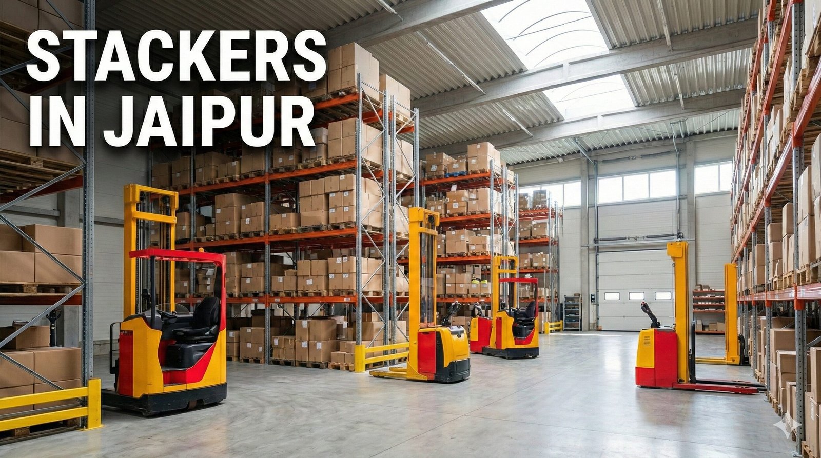 stacker in jaipur warehouse