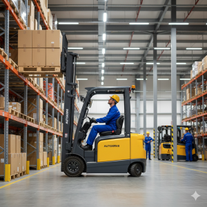 Reliable forklift service in Jaipur Rajasthan by AutoServe, ensuring safe material handling, smooth warehouse operations, and efficient lifting solutions for industrial and commercial needs.