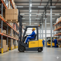 Reliable forklift service in Jaipur Rajasthan by AutoServe, ensuring safe material handling, smooth warehouse operations, and efficient lifting solutions for industrial and commercial needs.