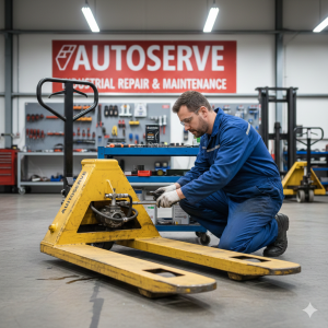 hand pallet truck servicing in jaipur